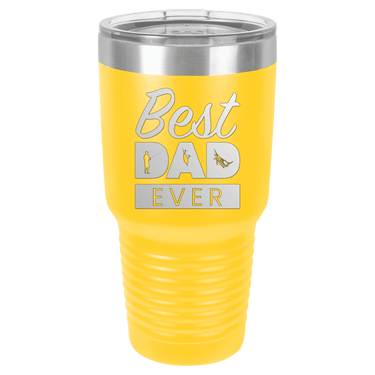 Best Dad Ever Fishing 30oz Ringneck Tumbler